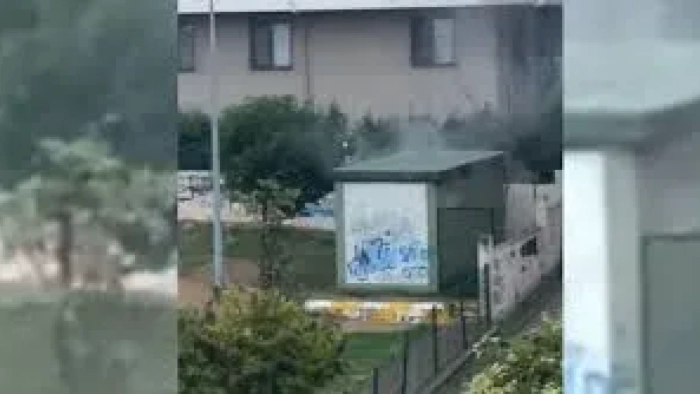 Doğalgaz kesilince insanlar elektriğe yüklendi bu kez de trafo patladı
